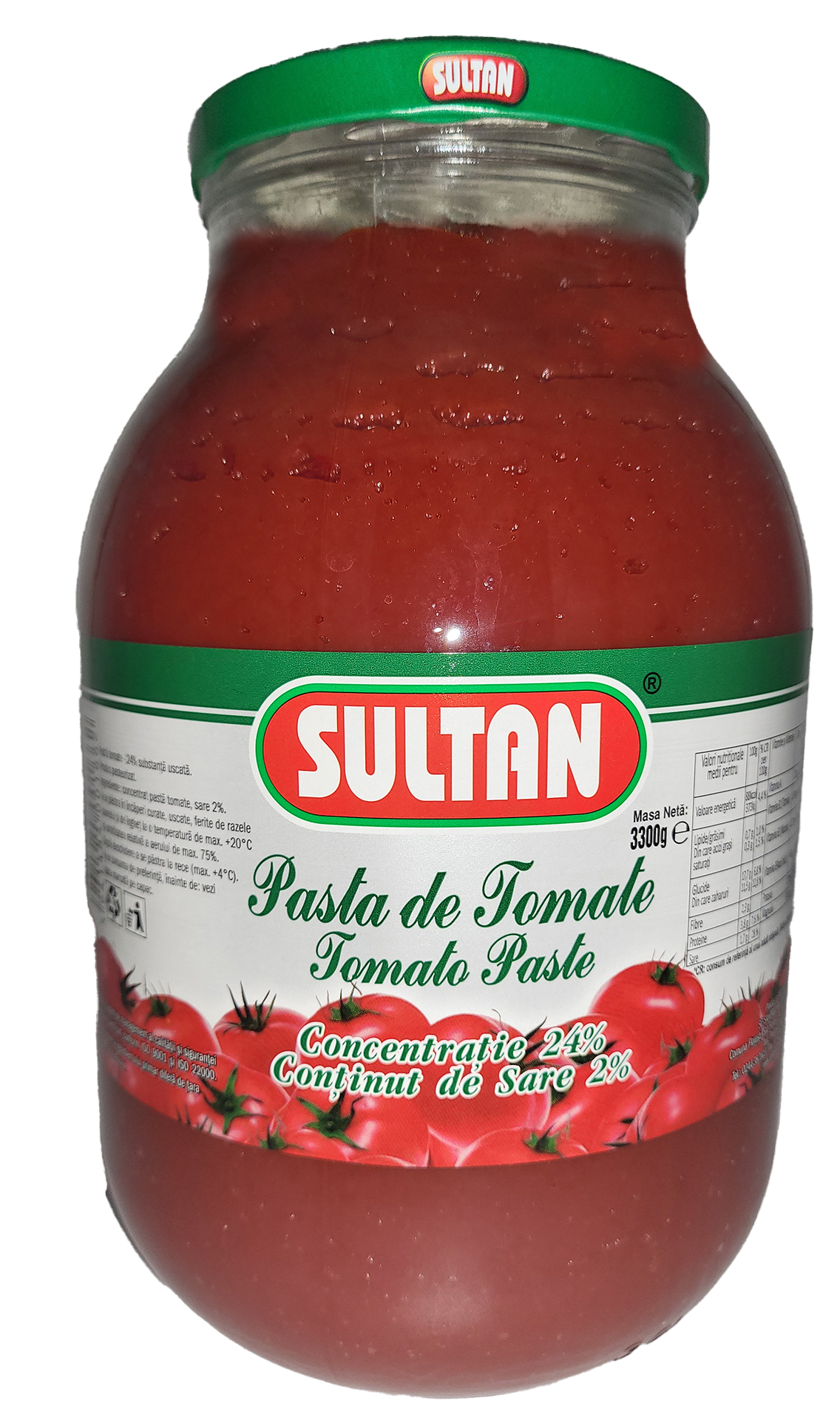 Pastă tomate Sultan 3300g